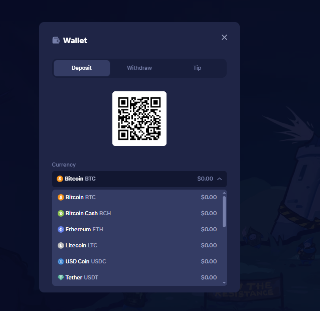 Cryptocurrencies in de Duel Wallet